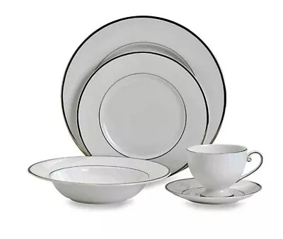 Mikasa Cameo Platinum Fine China Dinner 5 Piece Set • $29.99