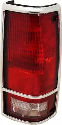 Fits S10 BLAZER 83-94 TAIL LAMP Psngr Side Lens And Housing W/ Chrome Trim • $48.95