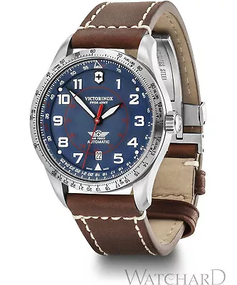 Victorinox Airboss Automatic Blue Dial Men's Watch 241887 • $659