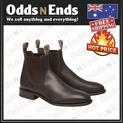 RM Williams Comfort Craftsman Australian Made Boots Chestnut Size 10G • $530