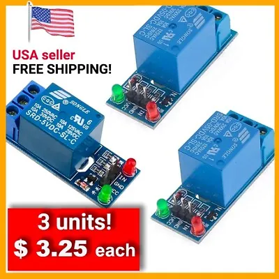 3units! 1-Channel DC 5V Relay Switch Board Module For Arduino Rberry Pi PIC ARM • $9.75