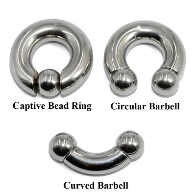 $4.48 • Buy Surgical Steel Springball PA Ring Genital Piercing Body Jewelry Fow Women Man