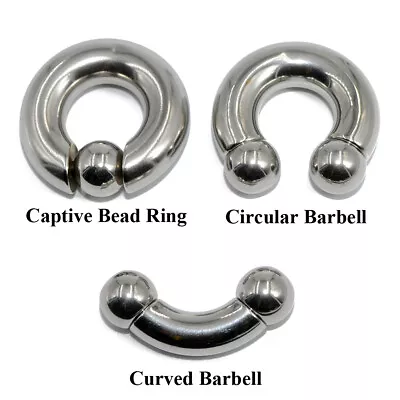$4.48 • Buy Surgical Steel Springball PA Ring Genital Piercing Body Jewelry Fow Women Man