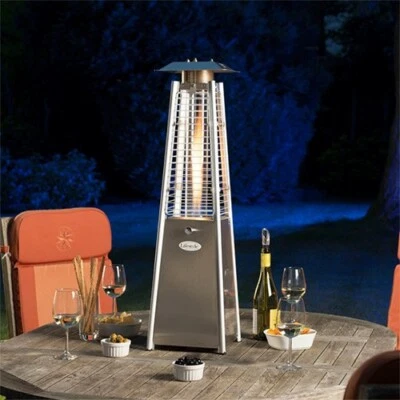 £129 • Buy Lifestyle Chantico Tabletop Outdoor Garden Gas Patio Flame Heater (EB414)