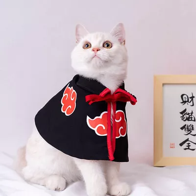 Naruto Xiao Organisation Cat Cloak Pet Dog Cape Cosplay Clothes Ninja • $30.79