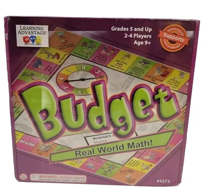 Budget Real World Math Learning Game 2-4 Players Age 9+ Grades 5th+ • $14.99