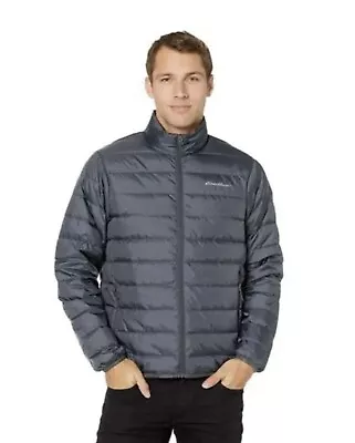 Eddie Bauer Men's CirrusLite Down Jacket Dark Smoke Heather Size XL A10 • $49.99