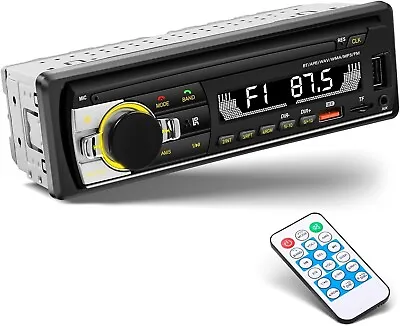 Bluetooth Stereo Radio Boat Marine Receiver FM System Wireless USB TF MP3 AUX • $26.99