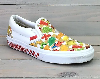 Vans X Haribo Slip On Skate Shoes Men's Size 6 Women's 7.5 Classic Checkerboard • $54.99