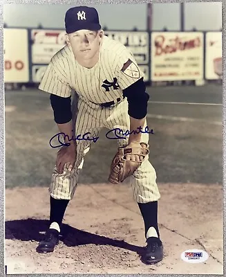 Mickey Mantle Signed Photo 8x10 Baseball Autograph NY Yankees PSA/DNA Auto 10 • $1099.99