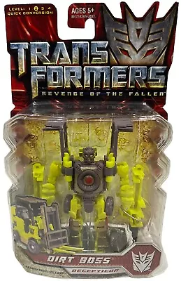 Transformers Revenge Of The Fallen Scout Class Dirt Boss Action Figure NEW 2009 • $99.99