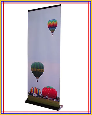 32 X79  Luxury Retractable Banner Stand (Black) With Free Printing R380 • $169