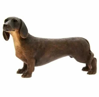 Leonardo LP19794 DACHSHUND Standing Dog Figurine/Ornament Brown/Tan • £9.95