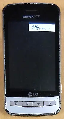 LG Optimus M MS690 - Silver ( MetroPCS ) Very Rare CDMA Smartphone • $5.09