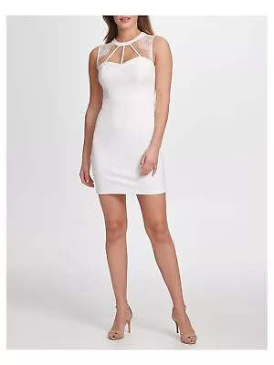 GUESS Womens Sleeveless Sweetheart Neckline Micro Mini Party Fit + Flare Dress • $13.99