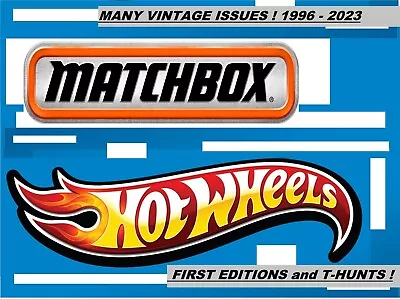 *Hot Wheels & Matchbox* Vintage TH Redline More * BELOW RETAIL! Bulk Savings! • $1