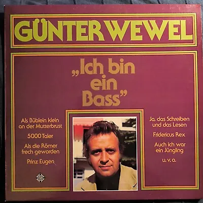 Günter Wewel  Ich Bin Ein Bass   Vinyl LP 12   / A18 • £17.36