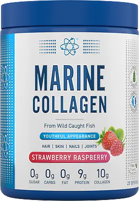 Marine Collagen Powder 10000mg Wild Caught Fish Vitamin C Hair Skin Joints • £22.95