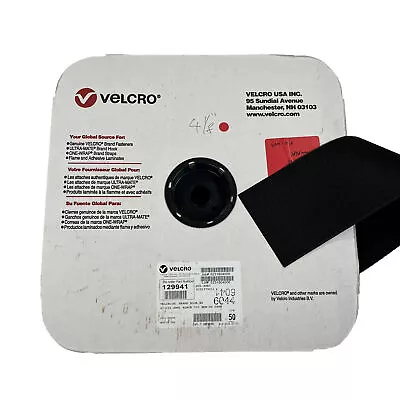 4  Velcro® Brand MIL-SPEC Black SEW-ON TYPE Hook - 50 YARD ROLL • $99.99