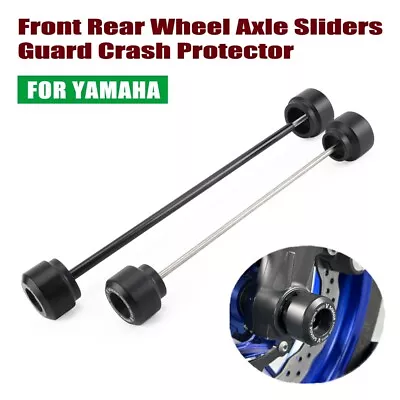 For Yamaha MT-07 FZ07 XSR700 Front Rear Wheel Axle Sliders Guard Crash Protector • $44.39