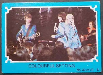 1976 Scanlens ABBA Trading Card No 37(Blue Set)(LotE1123N3)Free Postage • $9.95