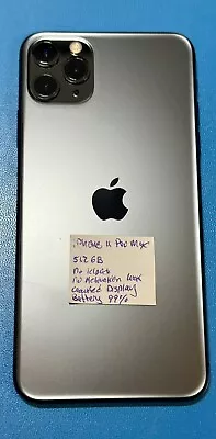 Apple IPhone 11 Pro Max - 512 GB - Space Gray (Unlocked) Read Description • $299