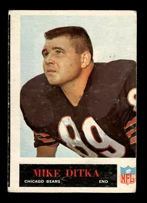 1965 Philadelphia Gum Football Mike Ditka #19 VG • $10