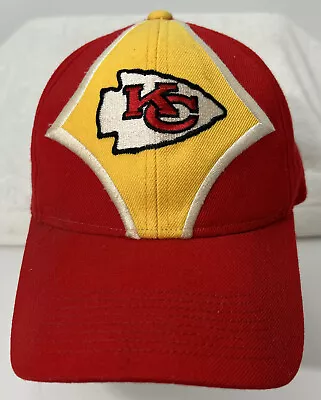 Vintage 90’s Kansas City Chiefs Starter NFL Pro Line Diamond Adjustable Hat • $22.25