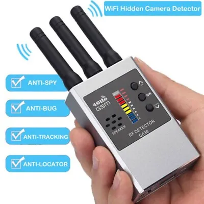 Wireless RF Bug Anti-Spy Detector Hidden Camera Finder Listen Sweeper GPS Tracke • $83.99