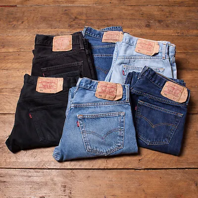 Vintage Levis 501 Jeans GRADE A MINUS Levi Denim 29 30 31 32 33 34 36 38 40 42 • £27.99