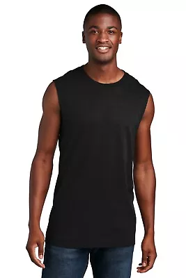 Port & Company PC54SL Men's Muscle Shirt Core Cotton Sleeveless Workout Tank Gym • $10.71