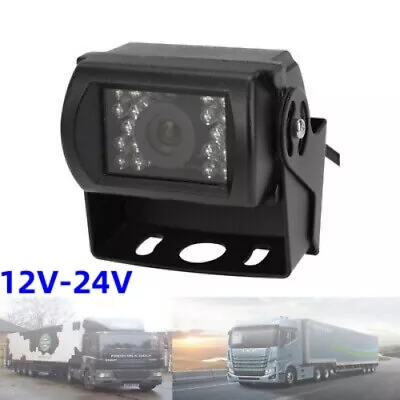 4Pin Plug Rear View Backup Reversing Parking Camera Car Truck Lorry Van 12V 24V • £12.99