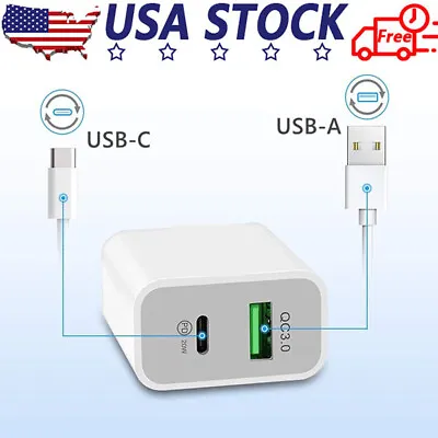 For IPhone 14 13 12 11 XR 8 20W Fast Charger Block USB Type C Wall Power Adapter • $5.98