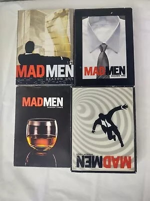 Mad Men Series DVD Box Set Seasons 1-4 2007-2010 Period TV Drama Pre-owned  • $14