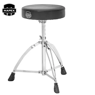 Mapex T270A 12  Double Braced Light Weight Round Top Drum Throne Stool Black • $84.99