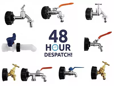 IBC S60x6 Water Tank Threaded Outlet Connection Adaptor A Range Of Tap Fittings • £4.95