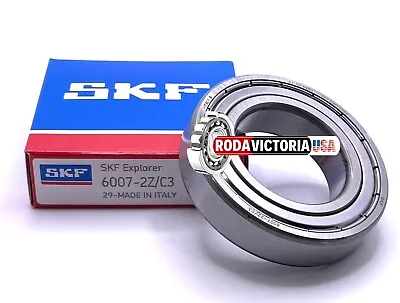 SKF 6007 2Z DEEP GROOVE BALL BEARING  METAL SHIELDED  35x62x14 Mm • $14