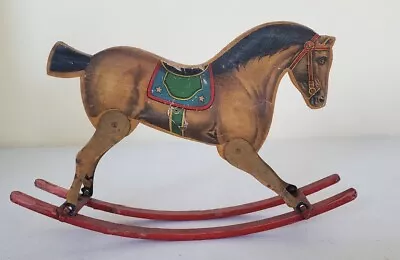 Vintage Wood/Paper Rocking Horse  • $9.99