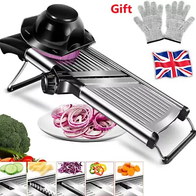 Professional Mandolin Slicer Vegetable Cutter Food Fruit Chopper Gretar Tools • £19.99