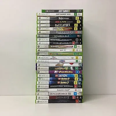 $49 • Buy 26x Microsoft Xbox 360 & Xbox One Video Game Bulk Bundle (P7) W#939