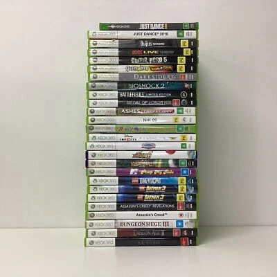 $49 • Buy 26x Microsoft Xbox 360 & Xbox One Video Game Bulk Bundle (P7) W#939