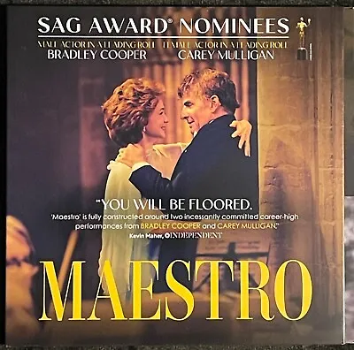 Maestro FYC DVD 2023 Carey Mulligan Bradley Cooper Matt Bomer Leonard Bernstein • $29.95