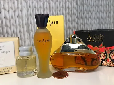 Rare Lot Of 3 Women's MINI Perfumes BALENCIAGA SOIREE INES De La FRESSANGE NIB • $26.99