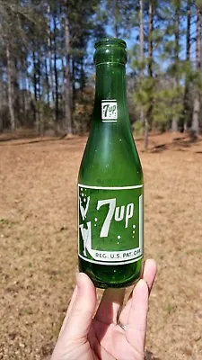 ACL 7 UP Gulfport Miss/ Mississippi Green Soda Bottle • $21