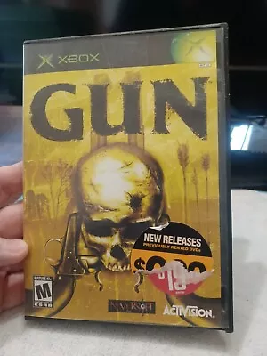 Gun Microsoft Xbox Video Game Without Manual Good Disc • $9