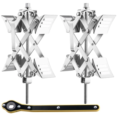 $48.99 • Buy BENTISM X-Chock Wheel Stabilizer Trailer RV Tire Chock With Ratchet Wrench 2 PCS