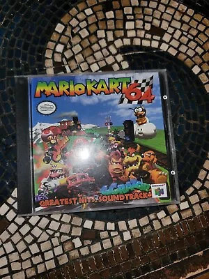 Official 1997 Nintendo Mario Kart 64 Greatest Hits Soundtrack Music CD CIB • $89