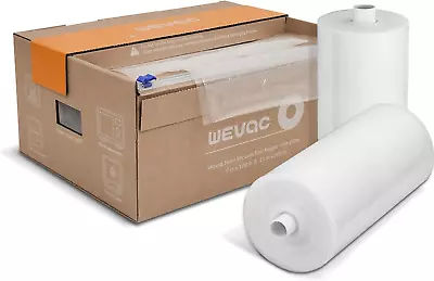 8''X100' & 11''X100' 2 Rolls Food Vacuum Seal Roll Keeper With Cutter Ideal • $40.22