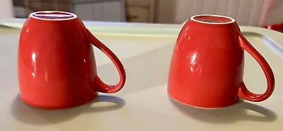 Set Of 2 Vintage Red Espresso Cups • $12