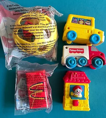 Fisher-Price Under-3 Toys 1998 McDonald's Happy Meal Mattel NEW & USED • $2
